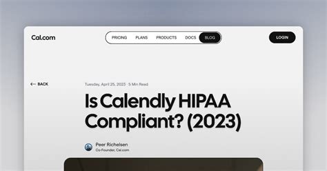 Calendly Hipaa Compliant